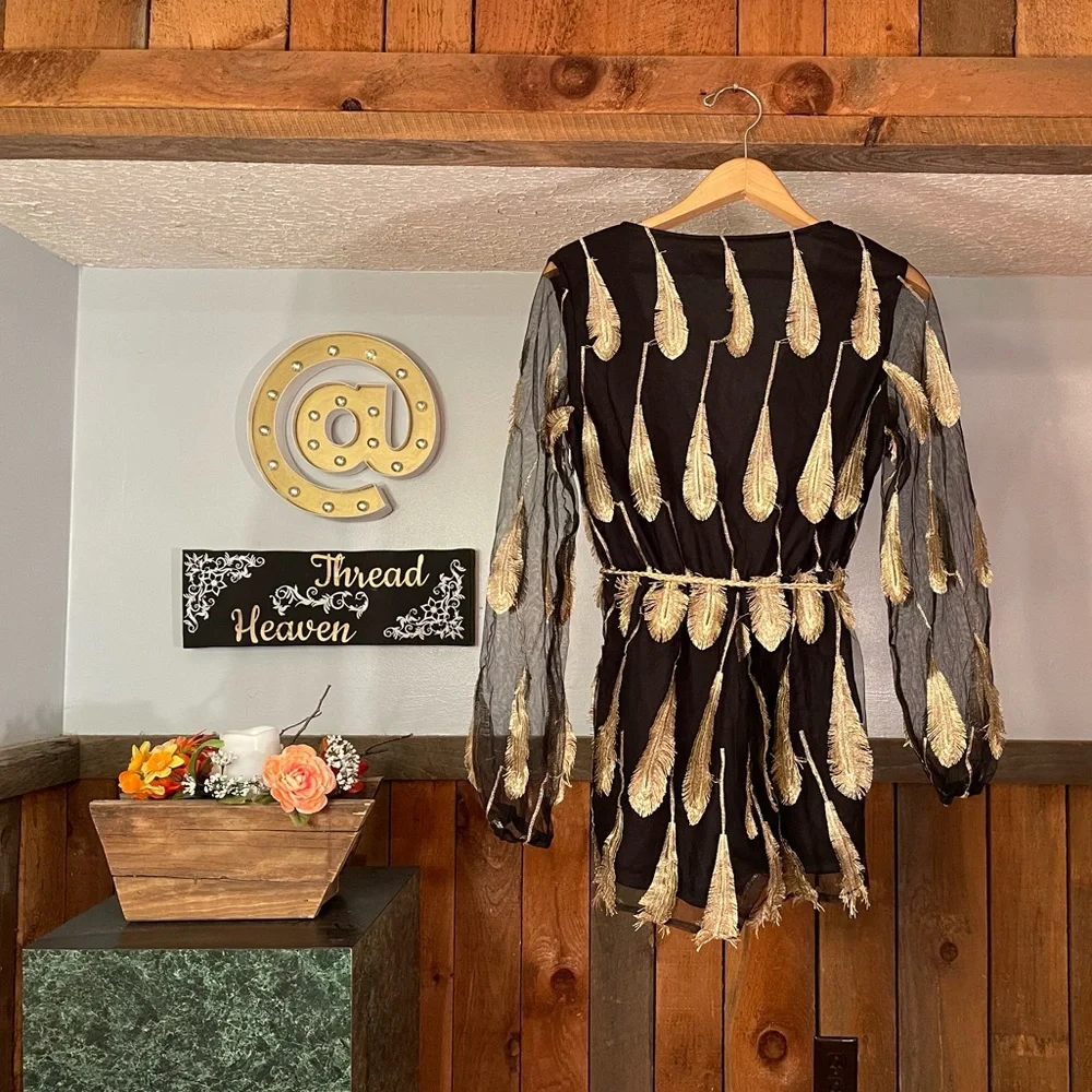 Fashion Nova “Golden State” Romper Size Small - Picture 4 of 10